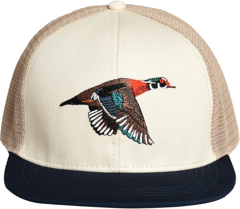 EDTREK Outdoorsman Pro Trucker Breathable Mesh Performance Cap - Flat Brim Snapback Hat - Image 2